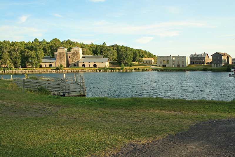 fayette townsite from the point